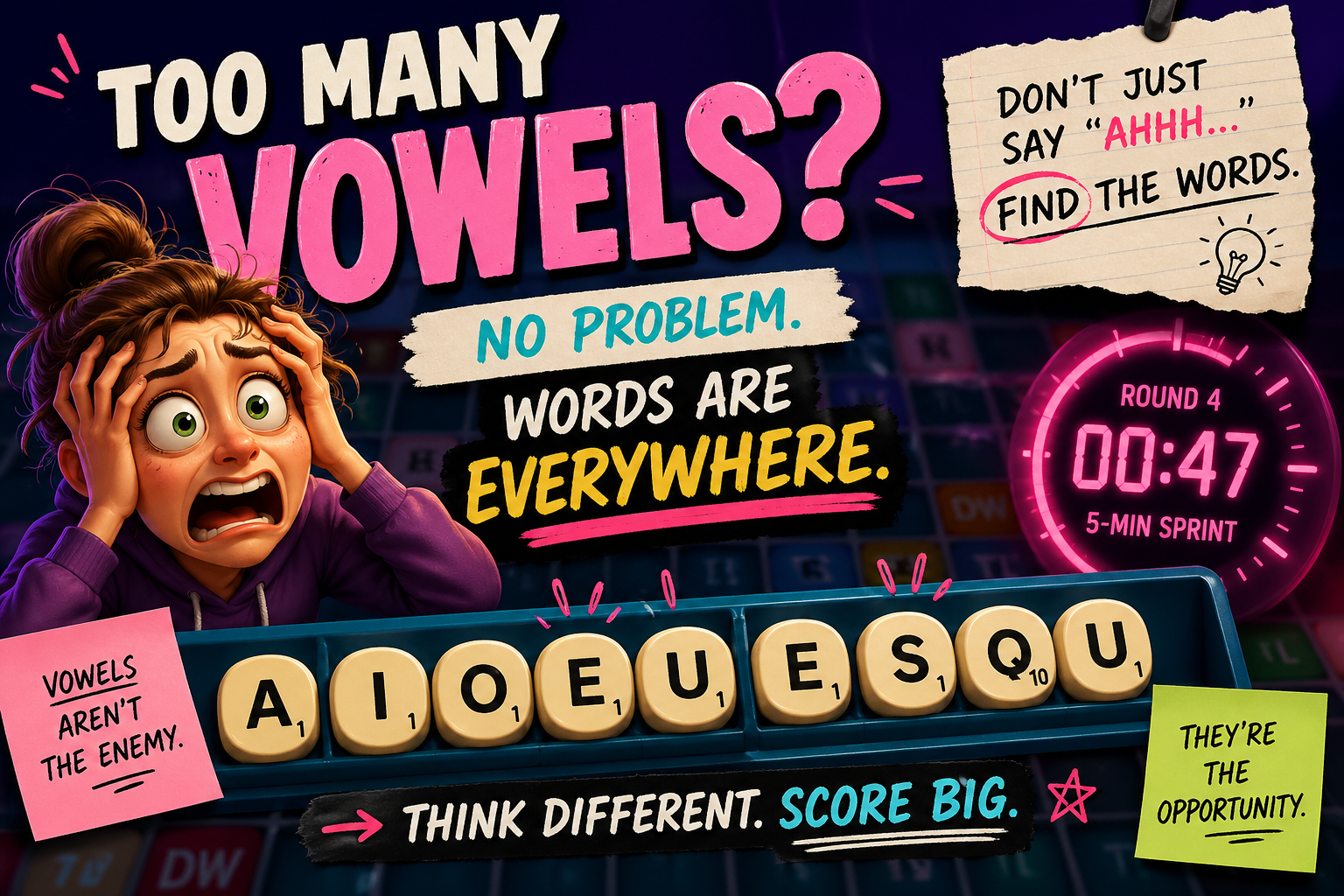 Vowel-Heavy Nightmares: Turning a “Muddle” into a Drubble Masterpiece